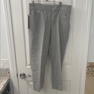 Hilary Radley Light Gray Dress Pants